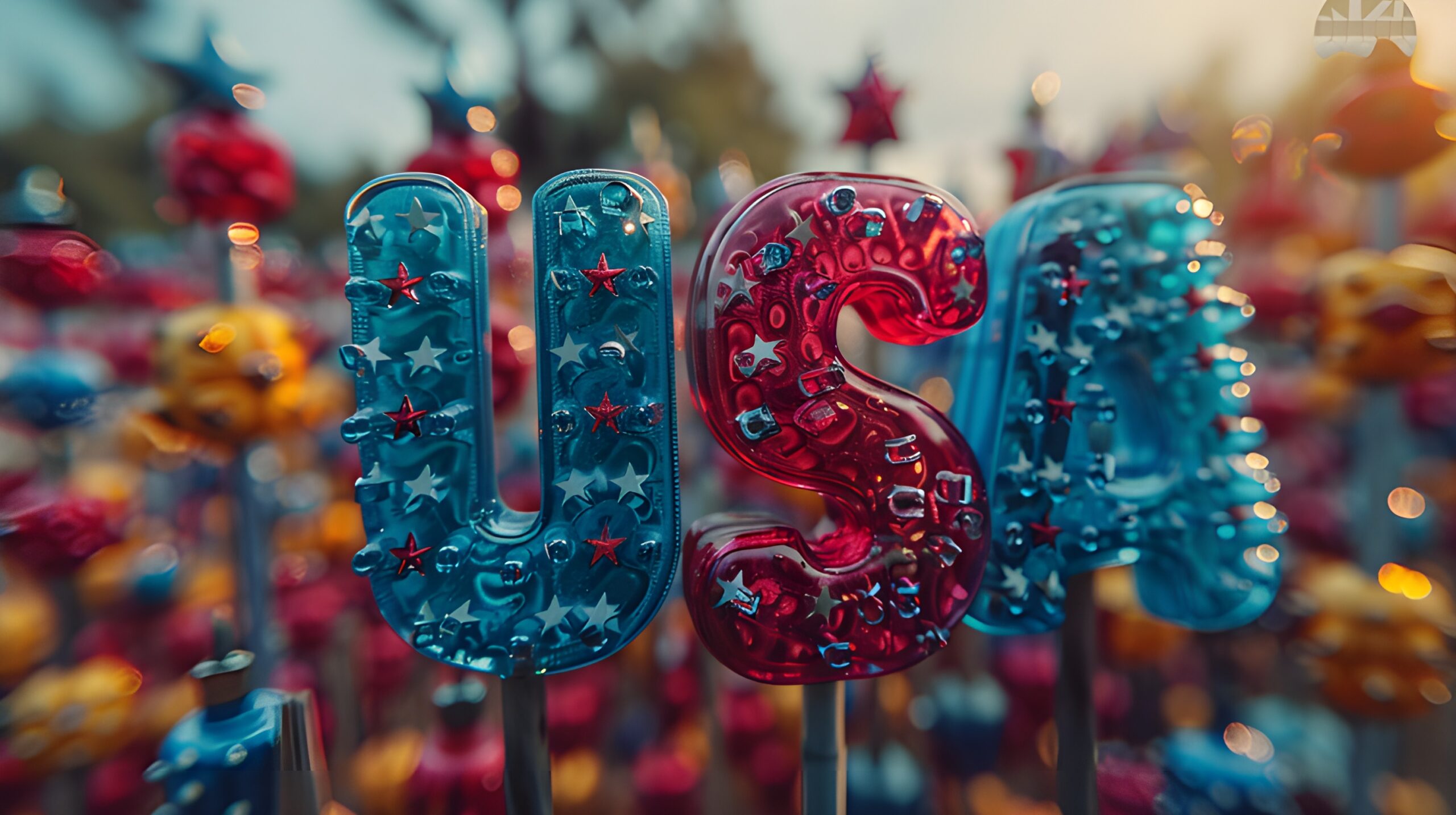 Bold USA Balloon Letters: Celebrating National Pride in Style