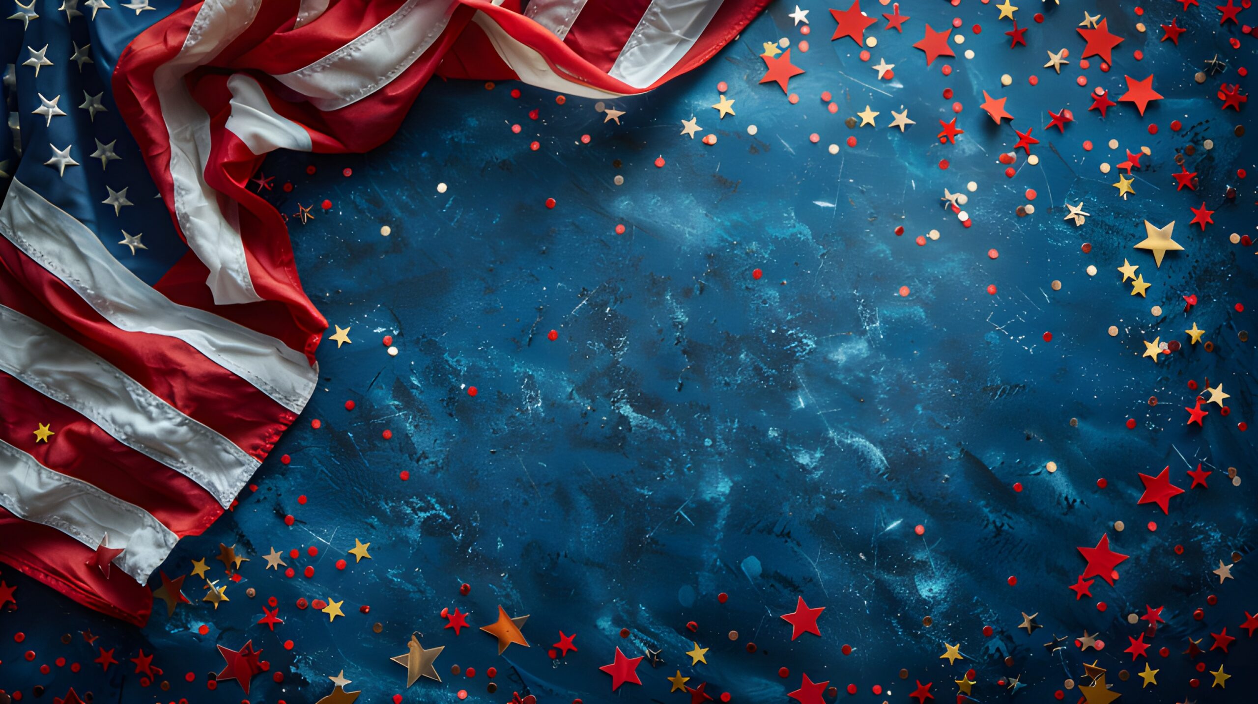 American Flag colors background 4 July independence day celebration