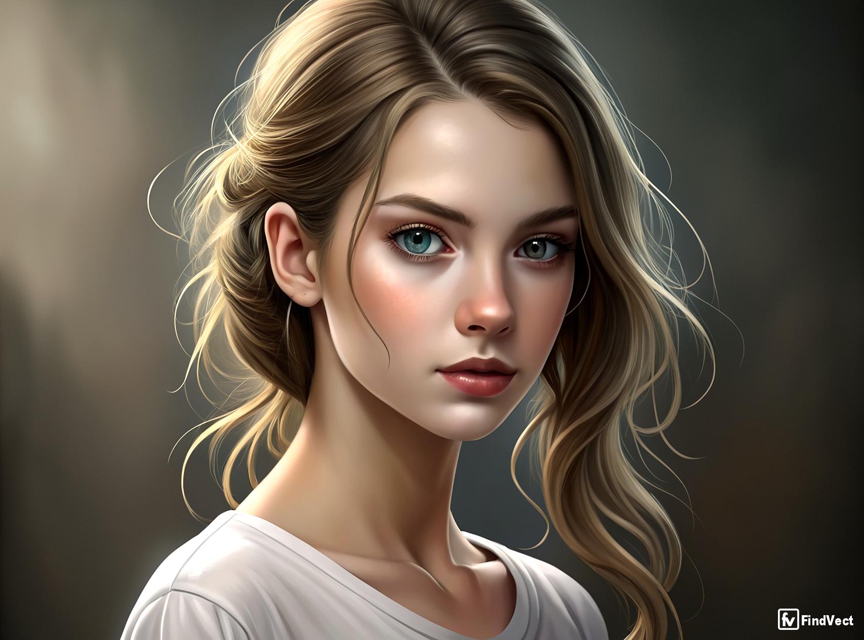 Beautiful portrait of woman