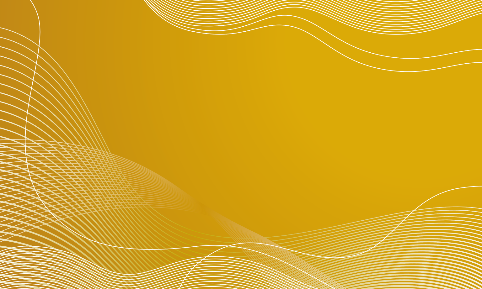 Abstract vector wavy line art isolated on gold background in luxury concept