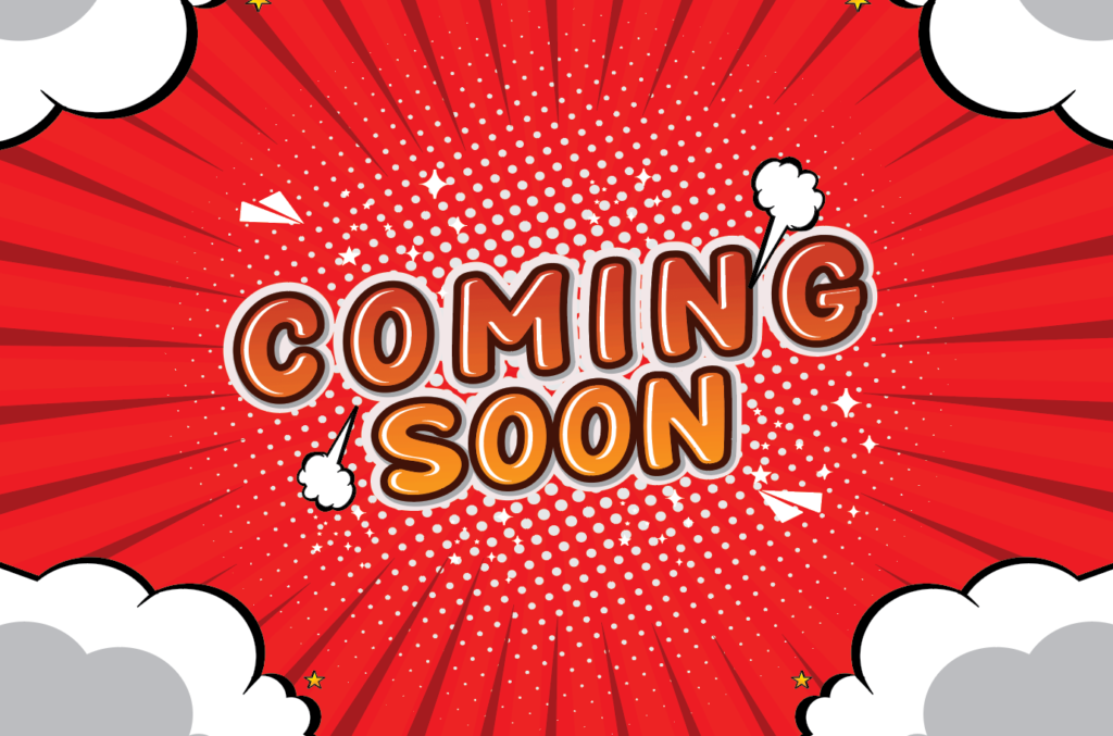 Coming Soon Banner Vector Design