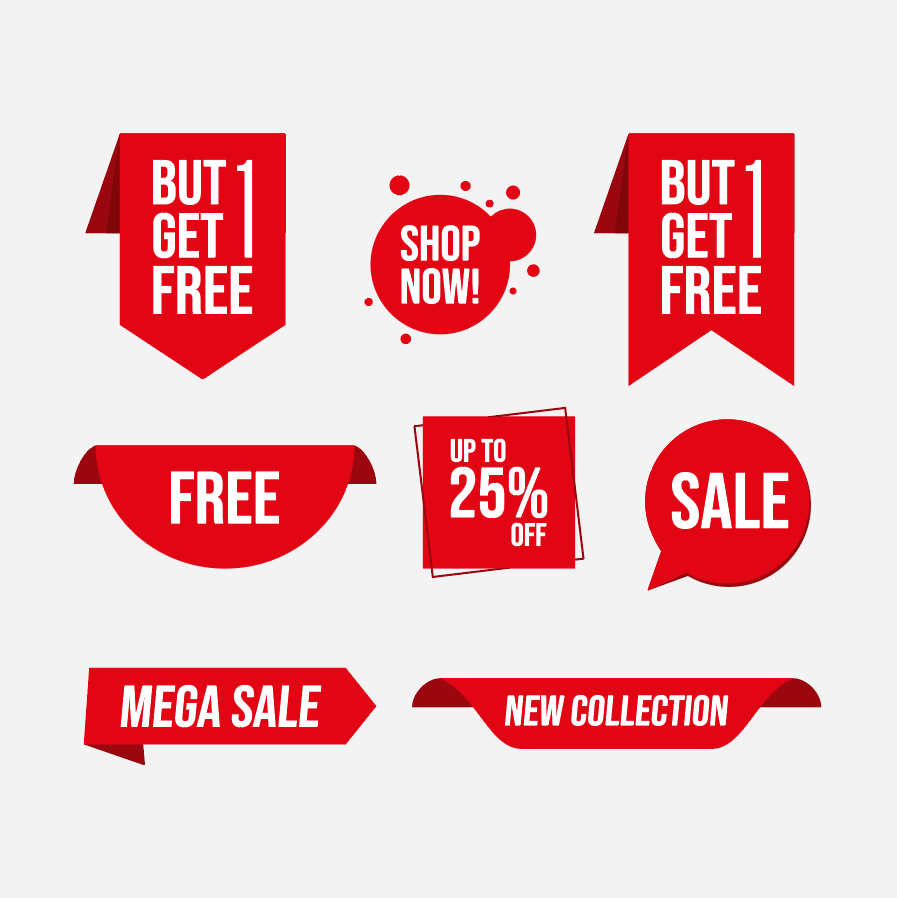 sale and discount labels collection